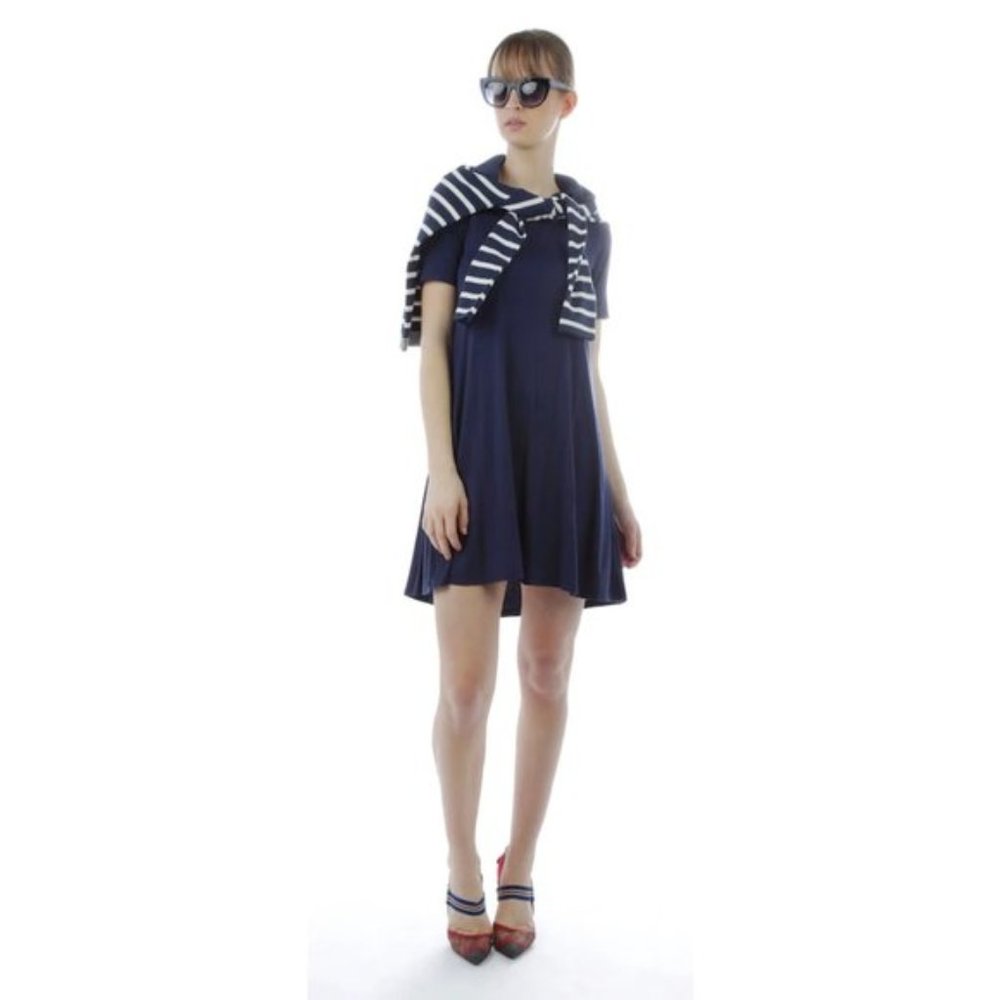 Pink Tartan Jersey Dress